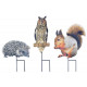 Animaux de la forêt sur pique (lot de 3)