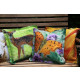 Coussin extérieur imperméable papillon 