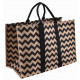 Sac à bûches en toile de jute origami