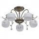 Plafonnier laiton classic 5 ampoules 37 cm