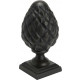 Pomme de pin noire en résine