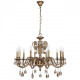 Chandelier laiton classic 10 ampoules 183 cm
