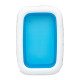 Piscine gonflable pour enfants bleu 229x152x56 cm 