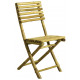 Chaise pliante en bambou