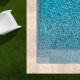 Kit complet | margelles pour piscine 6x3m en travertin beige mix (+ colle, joint, hydrofuge ...)