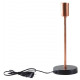 Pied de lampe métal cuivré