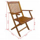 Mobilier de jardin 8 places bois d'acacia massif 