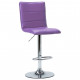 Chaise de bar similicuir - Couleur au choix Violet