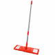 Balai microfibres 44cm avec manche de 1.3m rouge