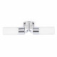 Applique salle de bains chrome laos 2 ampoules