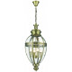 Suspension laiton antique coventry 4 lumières