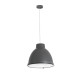 Suspension gris foncé charlotte 1 ampoule
