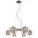 Suspension chrome nottingham 6 lumières
