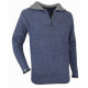 Pull LMA CACAO bleu nuit T.XL - 803170 BLEU NUIT T.5