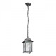 Plafonnier d'extérieur noir street 1 ampoule 92 cm