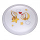 Plafonnier blanc kinder   11 cm