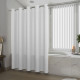 Rideau de douche et baignoire - 180x200 - polyester - Couleur au choix Blanc