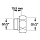 Raccord fou m 1/2xf 1/2 ecrou pris. - PRESTO - 70177 