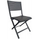 Chaises pliantes en aluminium lucca (lot de 6) - Couleur au choix