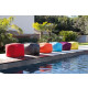 Pouf de piscine big bag 40 cm rouge 