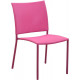 Chaise de jardin bonbon pour enfant (lot de 4) - Coloris au choix Framboise