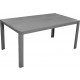 Table en aluminium mt 160 cm aluminium brossé