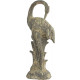 Héron décoratif en terre cuite (lot de 2) 