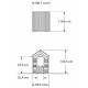 Cabane en bois pour enfants timberlake 