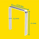Agrafes en fil plat galvanisés n° 140/10 mm - 5000 pièces - Boite en carton - RAPID-ISABERG - 11910711 