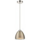 Suspension argent walton h135 1 lumières