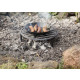 Grille en métal feu de camp 