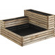 Carré potager kub en pin