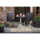 Jeu de bistro Chelsea Graphite 223562