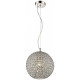 Suspension chrome colchester l25 1 lumières