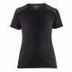 T-shirt bicolore femme  34791042 Noir-Gris-Foncé