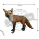 Renard en résine 100 cm 