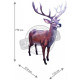 Cerf adulte en résine taille réelle 
