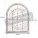 Miroir en métal 88 cm 