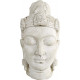 Statue tête hindou en pierre reconstituée
