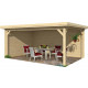 Kiosque en bois  grand selve