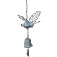 Cloche de jardin abeille blanc patiné