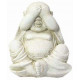 Statuette bouddha mains sur les yeux