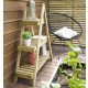 Étagère pyramide jardipolys keops en pin hauteur 100cm épaisseur bois 1,6cm 