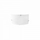 Plafonnier nickel mat liria h6 cm 2 ampoules