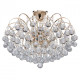 Plafonnier doré crystal 8 ampoules 43 cm