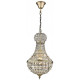 Lustre laiton antique craven arms h163 1 lumières