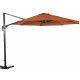 Parasol déporté en aluminium 350 cm vita - Couleur au choix