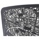 Chaise en résine plan de paris - Couleur au choix 