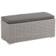 Banc en résine tressé madrid