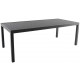 Table en aluminium avec allonge malaga